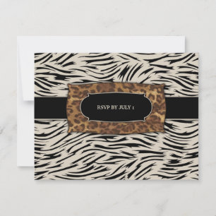 311-Hoch-Dschungel-Zebra-UAWG RSVP Karte