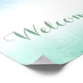 311 Hot Air Ballon Begrüßungszeichen Poster (Ecke)