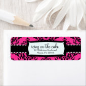 311 Icing auf dem Cake Hot Pink Address Label (Insitu)
