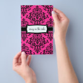 311-Icing auf dem Cake Hot Pink-Flyer Flyer (Handgriff)