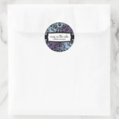 311 Icing auf dem Cake Hydrangea Runder Aufkleber (Tasche)