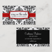 311 Icing auf dem Zuckerguss "Cake Cherry" Visitenkarte (Vorne/Hinten)