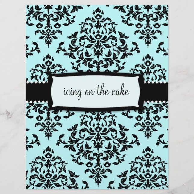 311-Icing auf der Kuchen etwas Blue Address Label (Vorderseite)