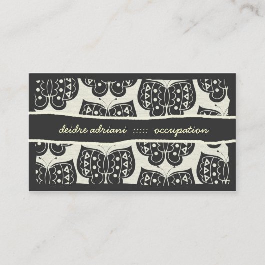 311 IM HIMMEL-SCHMETTERLING VISITENKARTE (Vorderseite)