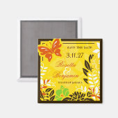 311 Jamaikanischer Garten Save the Date Magnet (Vorderseite/Rückseite)