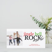 311 Jingle Bell Rock Feiertagskarte (Stehend Vorderseite)