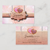 311 Kekse Bäckerei Niedlich Damaskus Peach Visitenkarte (Vorne/Hinten)