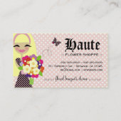 311 KILA BLUME U. SCHMETTERLINGS-AUSTAUSCHBARES VISITENKARTE (Rückseite)