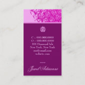 311 KRONENJUWELEN LILA VISITENKARTE (Rückseite)
