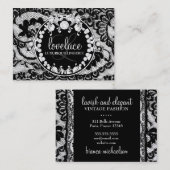 311-Lace de Luxe - Circque D Zebra-metallisches Visitenkarte (Vorne/Hinten)