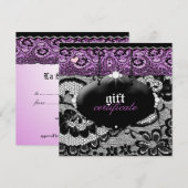 311-Lace De Luxe - Geschenkgutschein Violet (Vorne/Hinten)