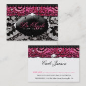311 Lace de Luxe Pink Terminkarte (Vorne/Hinten)