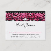 311 Lace de Luxe Pink Terminkarte (Rückseite)