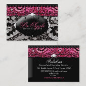 311 Lace de Luxe Pink Visitenkarte (Vorne/Hinten)