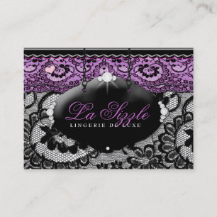 311-Lace de Luxe - Violett Visitenkarte