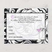 311-Lavish Lila Plate Kosmetisches Party Flyer (Hinten)