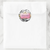 311-Lavish Pink Plate Black| Stickers (Tasche)