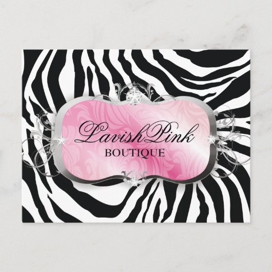 311 Lavish Pink Platter Postkarte (Vorderseite)