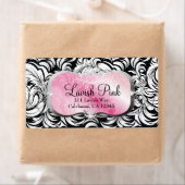 311 Lavish Pink Platter Shipping Labels (Insitu)
