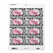 311 Lavish Pink Platter Shipping Labels (Vorne)