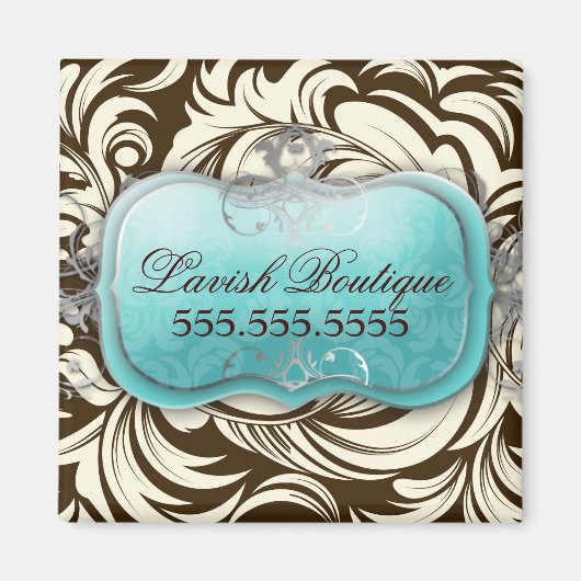 311 Lavish Topaz Brown & Cream Magnet (Vorne)