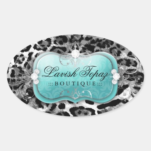 311 Lavish Topaz Stickers Leopard (Vorderseite)