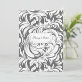 311-Lavishly Lainey Gray Einladung (Stehend Vorderseite)