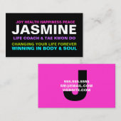 311 Lebens-Trainer-Trainer etc. Visitenkarte (Vorne/Hinten)