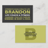 311 Lebens-Trainer-Trainer usw. Visitenkarte (Vorne/Hinten)