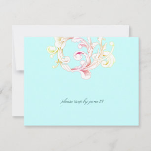 311-lebige Foliage-UAWG RSVP Karte