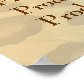 311 Leuchtender Leopard Poster (Ecke)