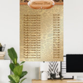 311 Leuchtender Leopard Poster (Heimbüro)