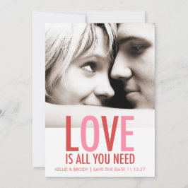 311 Liebe ist Alles, was Sie Valentin Save the Dat Date