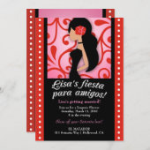 311 Lisas Henne-Party Einladung (Vorne/Hinten)