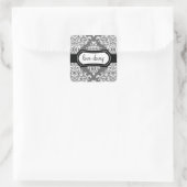 311 Lovey Dovey Damask Sticker Gray (Tasche)