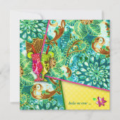 311 Luau Einladung Golden Metallic (Rückseite)