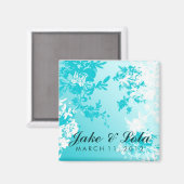 311-LUSH BLAU SAVE THE DATE MAGNET (Vorderseite/Rückseite)