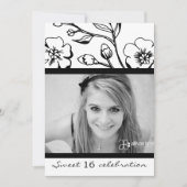 311-Lush schwarzer u. weißer Bonbon 16 oder Einladung (Vorderseite)