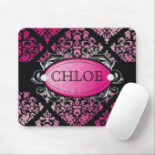 311-Luxuriös rosa Damask Mousepad (Mit Mouse)