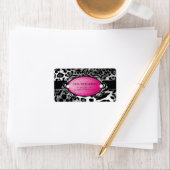 311-Luxurious Leopard Label Adressaufkleber (Insitu)