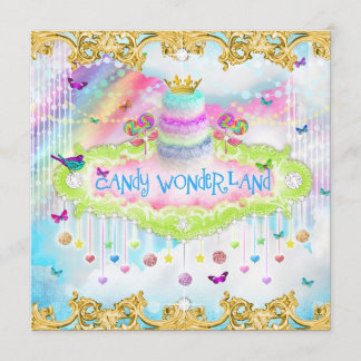 311 Magical Candy Wonderland Einladung