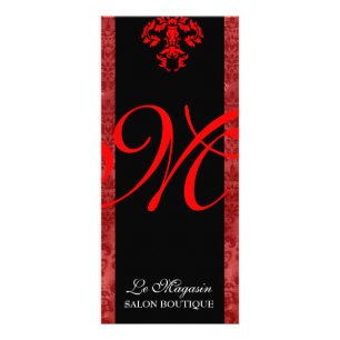 311 Marley Monogramm-Rot Werbekarte