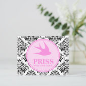 311 Miss Priss Swallows Postkarte (Stehend Vorderseite)
