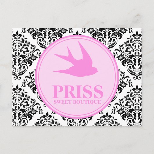 311 Miss Priss Swallows Postkarte (Vorderseite)