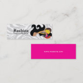 311- Monicafashionista-Umbau Mini Visitenkarte (Vorne/Hinten)