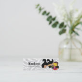 311- Monicafashionista-Umbau Mini Visitenkarte (Stehend Vorderseite)