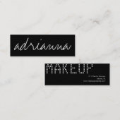 311 Name-Geschäfts-Karte Mini Visitenkarte (Vorne/Hinten)