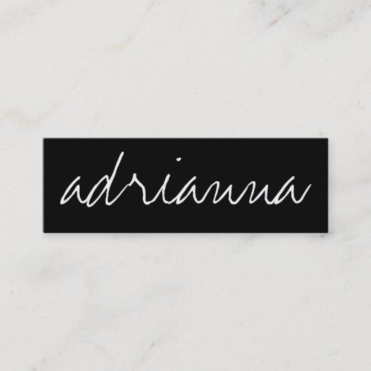 311 Name-Geschäfts-Karte Mini Visitenkarte (Vorderseite)