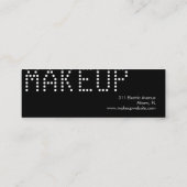 311 Name-Geschäfts-Karte Mini Visitenkarte (Rückseite)