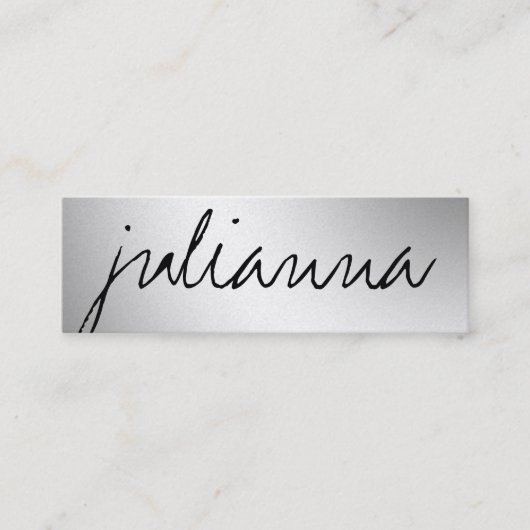 311 Name-Geschäfts-Karte Mini Visitenkarte (Vorderseite)